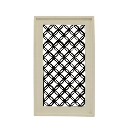 RUSTIC ARROW Rectangular Frame Black Plasma for Decor 120343